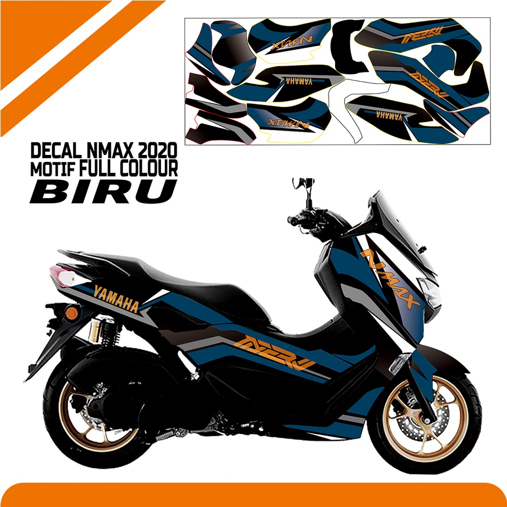 Decal Nmax 2020 Motif Full Colour Printing Full Body Motor Nmax 2020