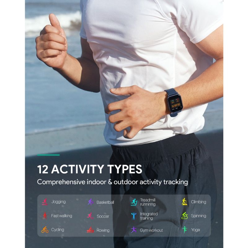 Aukey Smartwatch LS02 Fitnes Tracker 12 Activity