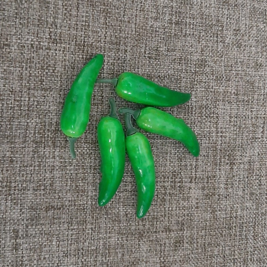 cabe hias cabai paslu buatan hiasan meja pajangan chili pepper cengek lombok artificial