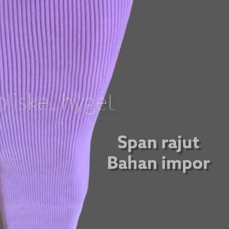 ☊ ROK SPAN/ROK RAJUT SPAN/ROK RAJUT/ROK - Hitam ❉