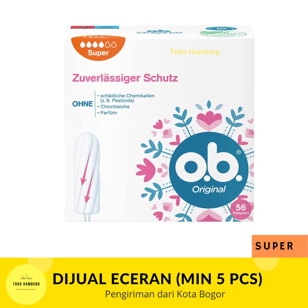 TAMPON OB ORIGINAL SUPER ECERAN MINIMUM 5 TAMPON