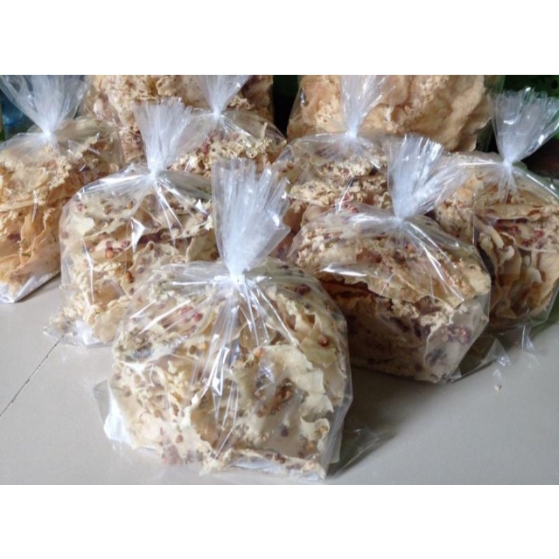 

Peyek homemade