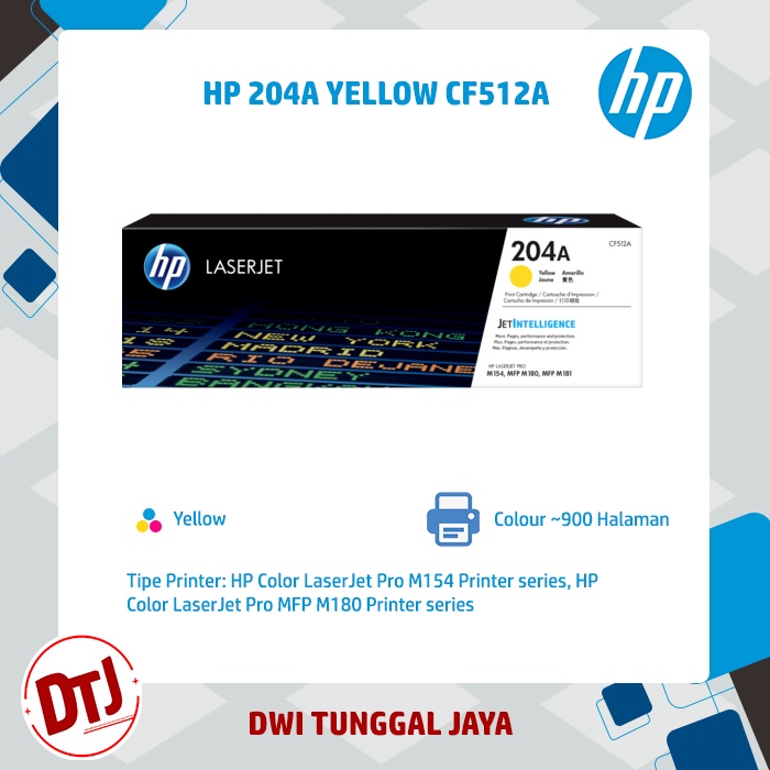 Toner HP 204A Yellow Original CF512A