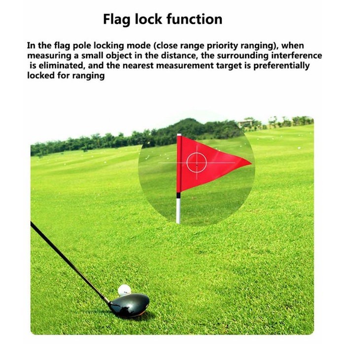 Mileseey PF230 Golf Laser Rangefinders 600M Pengukur Jarak Teleskop  Mini
