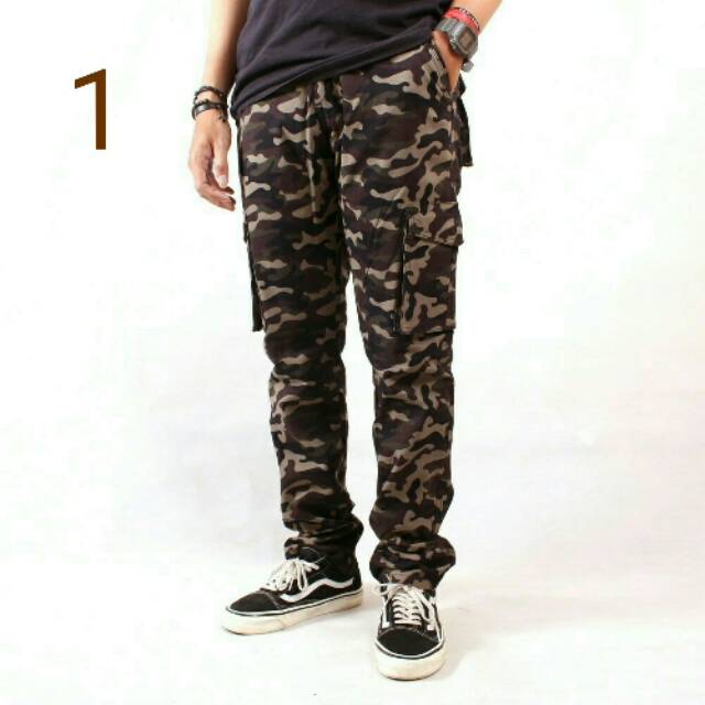 Celana Panjang Cargo Army/ Cargo Loreng