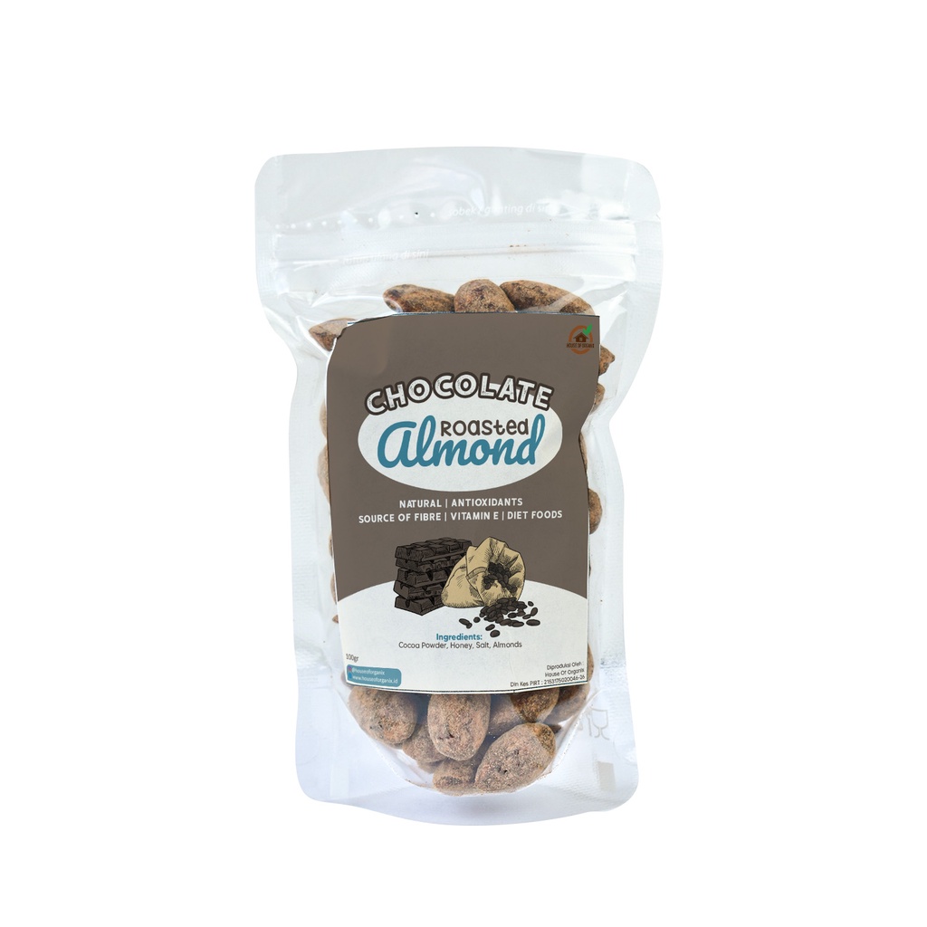 

Chocolate Roasted Almond ( Panggang ) 100 Gr