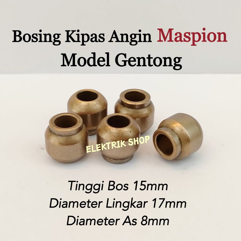 BOSING BOS KIPAS ANGIN MASPION MODEL GENTONG 8MM / BOSHING BEARING KIPAS MASPION GENTONG