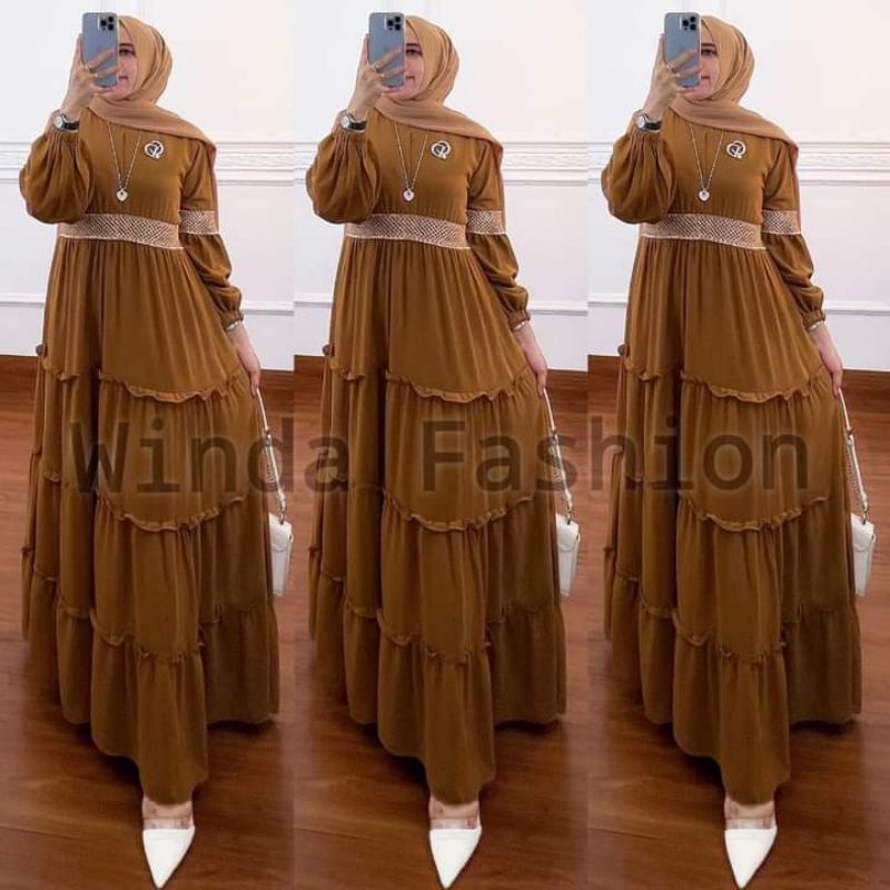 gamis ceruty/ ceruty premium/gamis renda import