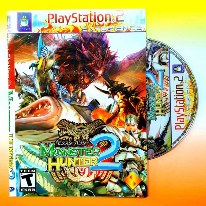 KASET PLAYSTATION 2 GAME MONSTER HUNTER PS2-KASET GAME PS 2 PERANG BERANTEM-GAME BARU PS2 TERBARU