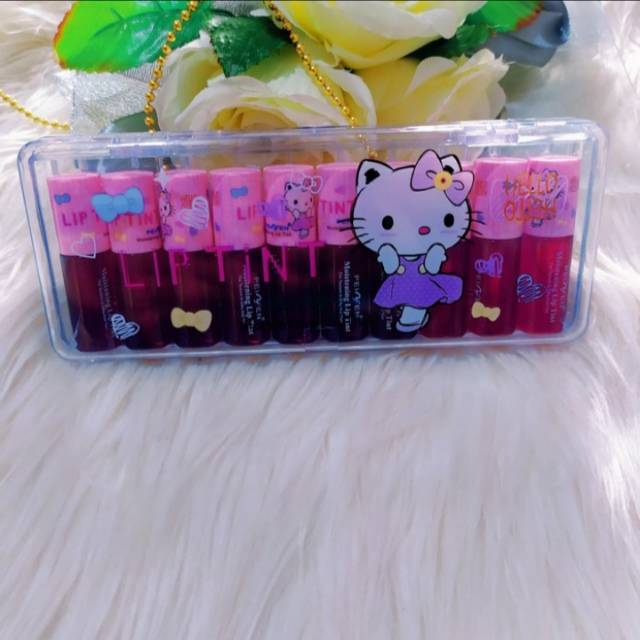 LIP TINT PEIYEN DORAEMON & HELLO KITTY