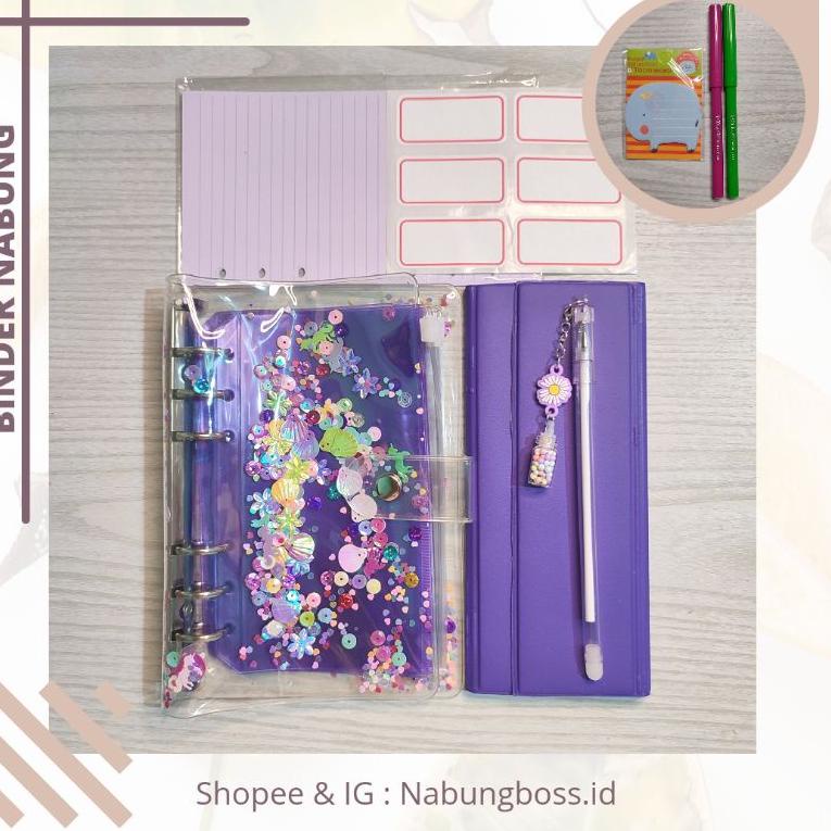 

GRATIS ONGKIR (PAKET HEMAT 2) A6 Binder nabung / binder keuangan / binder sinking fund / cover binder (ART. Z1831)
