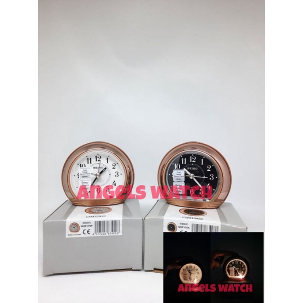 angelswatch jam weker beker qhe178 original ada fitur lampu/ jam weker beker seiko qhe178 original