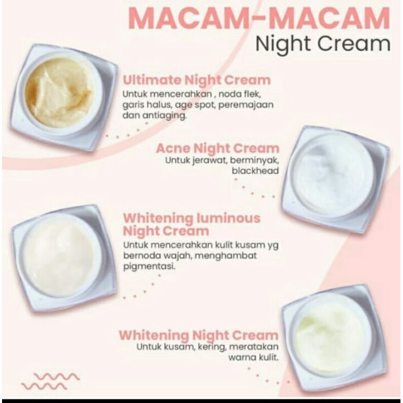 Acne Night Cream MS Glow
