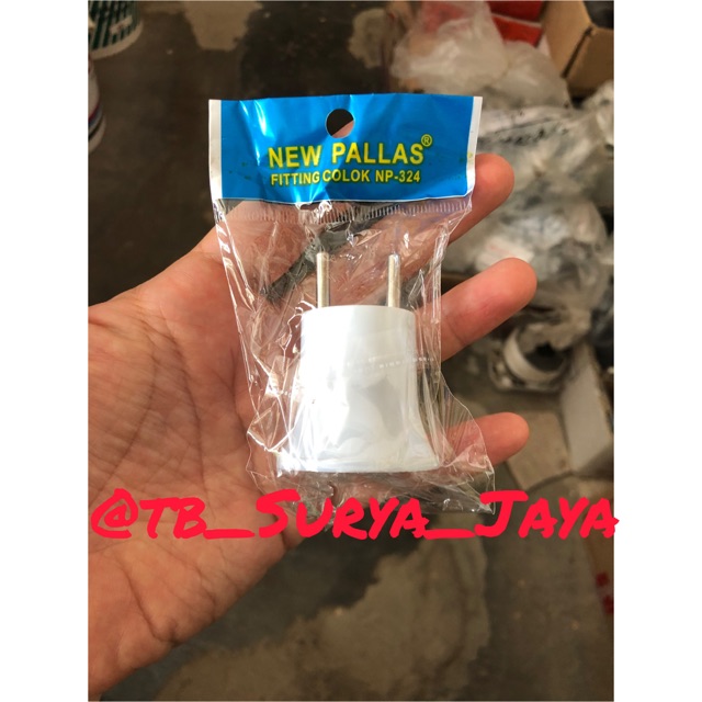 FITTING COLOKAN | STEKER LAMPU NEW PALLAS