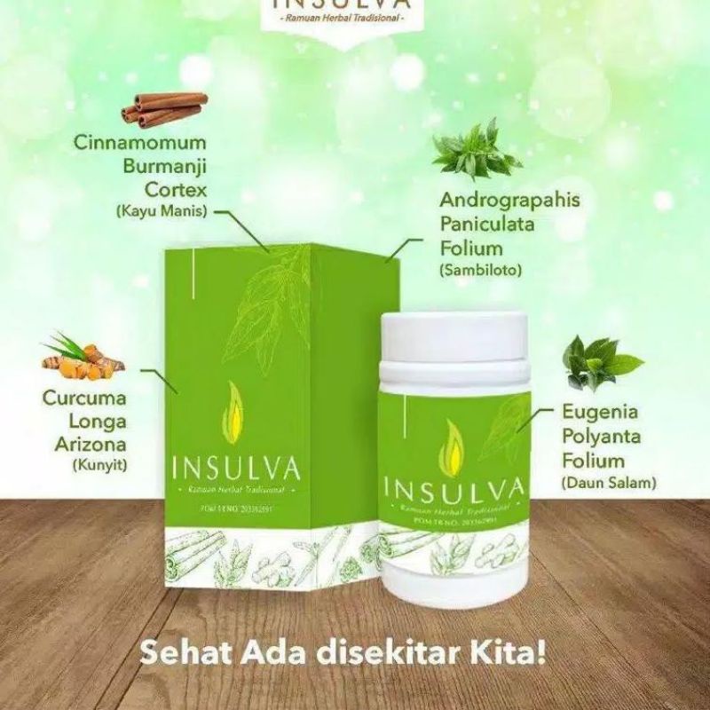 INSULVA ASLI 100% ORIGINAL OBAT DIABETES AMPUH DIJAMIN