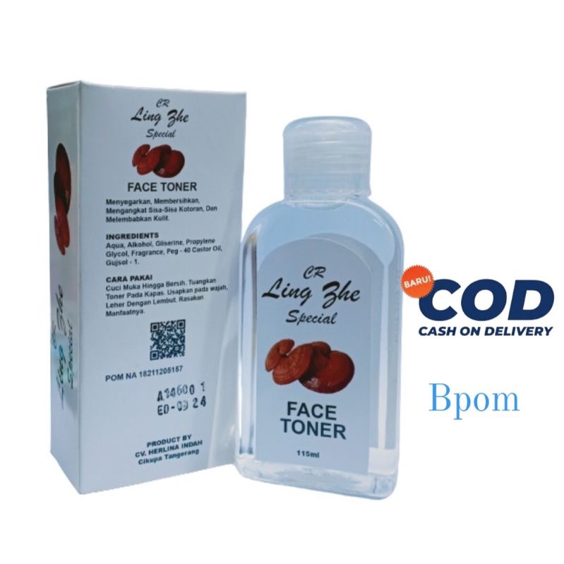 Face Toner Ling Shi Spesial Bpom | Toner Ling Chi 115 ml