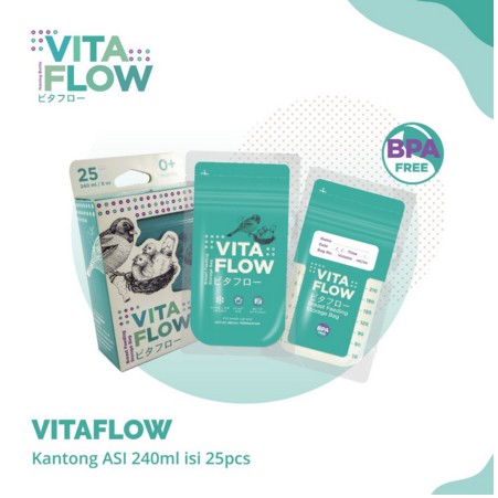 VITA FLOW Breast Feeding Storage Bags isi 25pcs