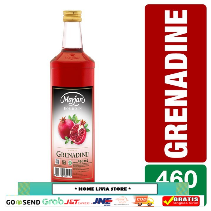 

Marjan Boudoin Syrup Grenadine 460ml