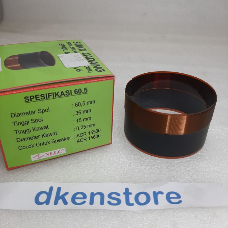 Spool speaker Nelc 60.5mm Spul spiker ACR 15500 15600