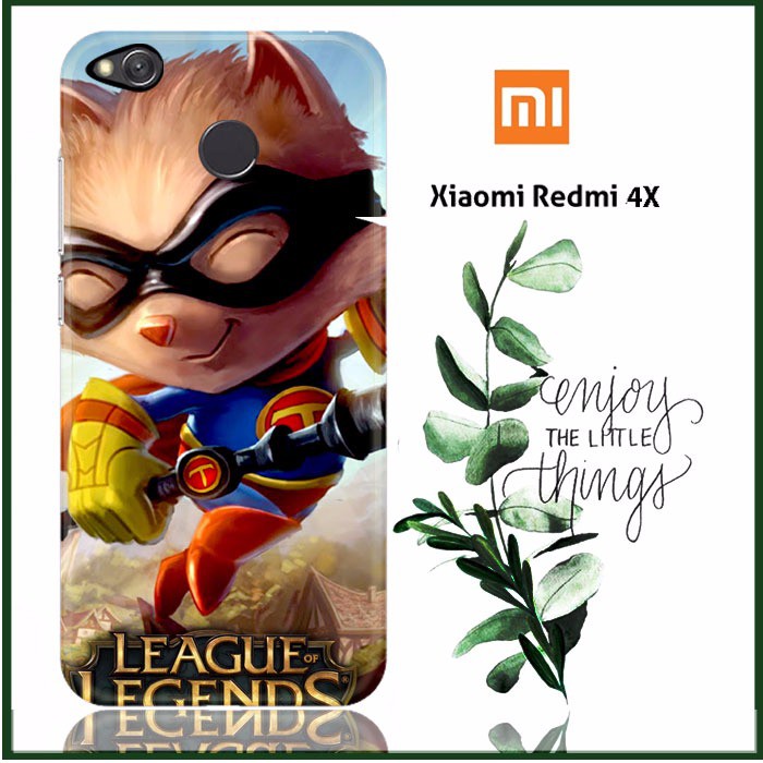 League Of Legends Super Teemo  Z0388 Xiaomi Redmi 4X Full Print 3D Cas