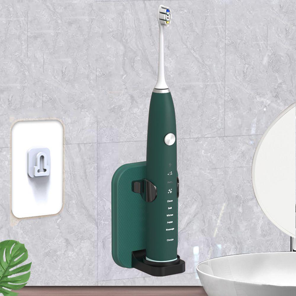 Chookyy Tempat Sikat Gigi Elektrik Perlengkapan Rumah Kreatif Braket Penyimpanan Yang Dipasang Di Dinding Menghemat Ruang Brush Traceless Stand