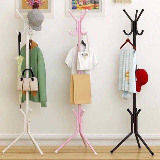 Gantungan Baju  Stand Hanger Gantungan Baju Coat Rack Gantungan Tas Dan Topi Multifungsi