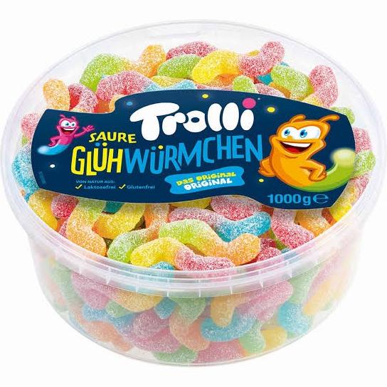 

TROLLI Sour Glow Worm Gummy 1000 Gram