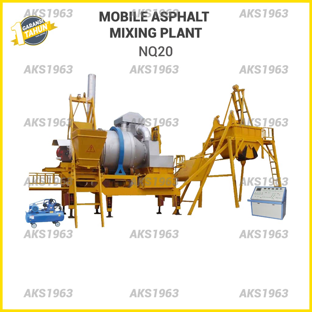 Mesin Pengaduk Aspal Asphalt Mixing Plant Force Type AMP NQ20