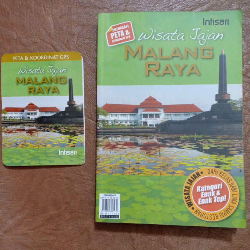 Wisata Jajan Malang Raya Intisari BONUS Peta Wisata Travel Referensi Reference Buku Bekas Second