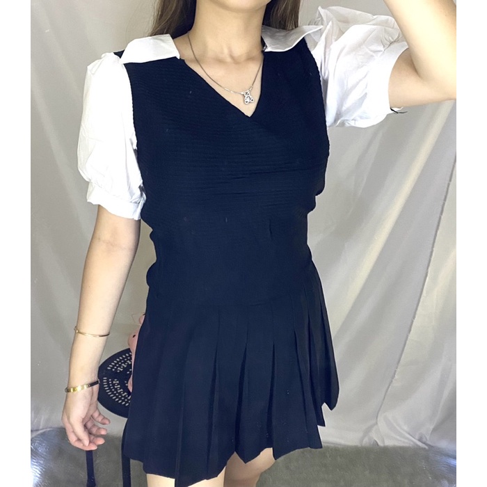 zara knit top baju rajut wanita / atasan rajut korea