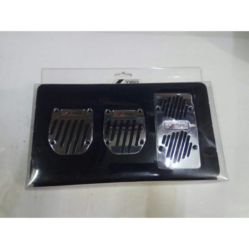 pedal gas mobil manual chrome