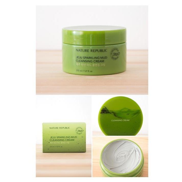 jeju sparkling mud cleansing cream