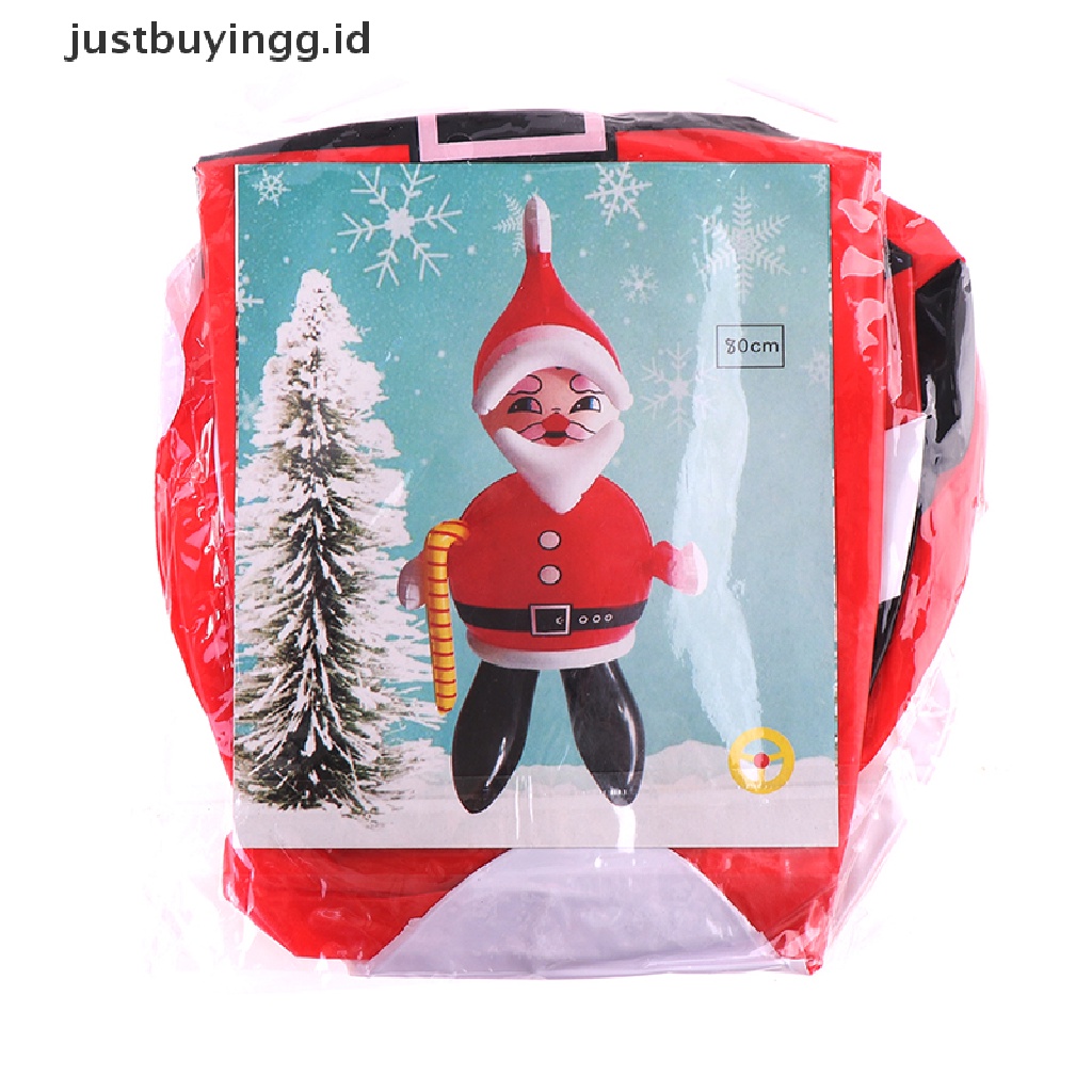 (Justbuyingg.Id) Balon Tiup Bentuk Santa Claus Untuk Dekorasi Natal