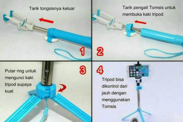 Tongsis 3 in 1