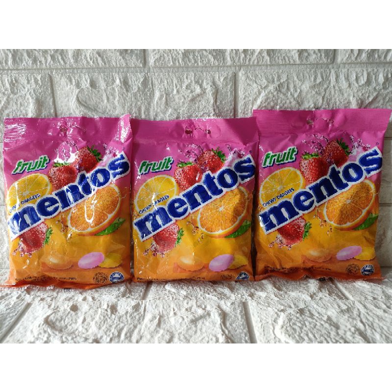 

Mentos Fruit Permen Kemasan 135gr