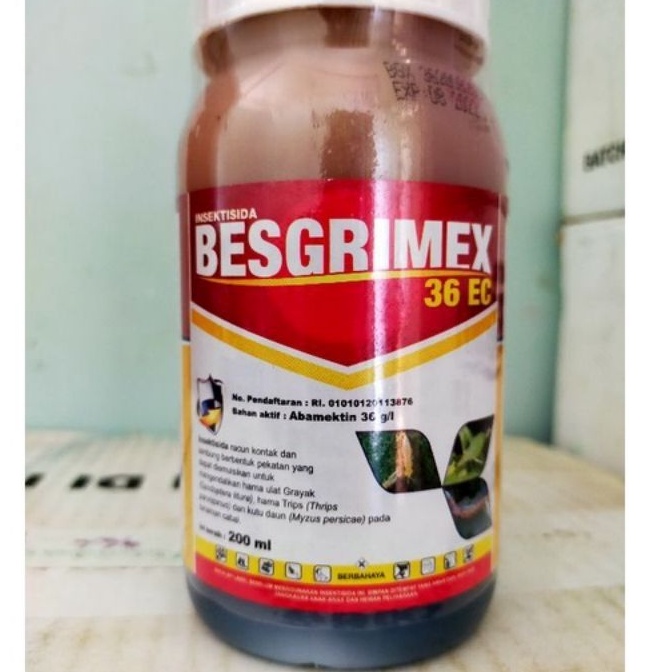 Insektisida BESGRIMEX 36 EC 200ml Abamektin 36ec