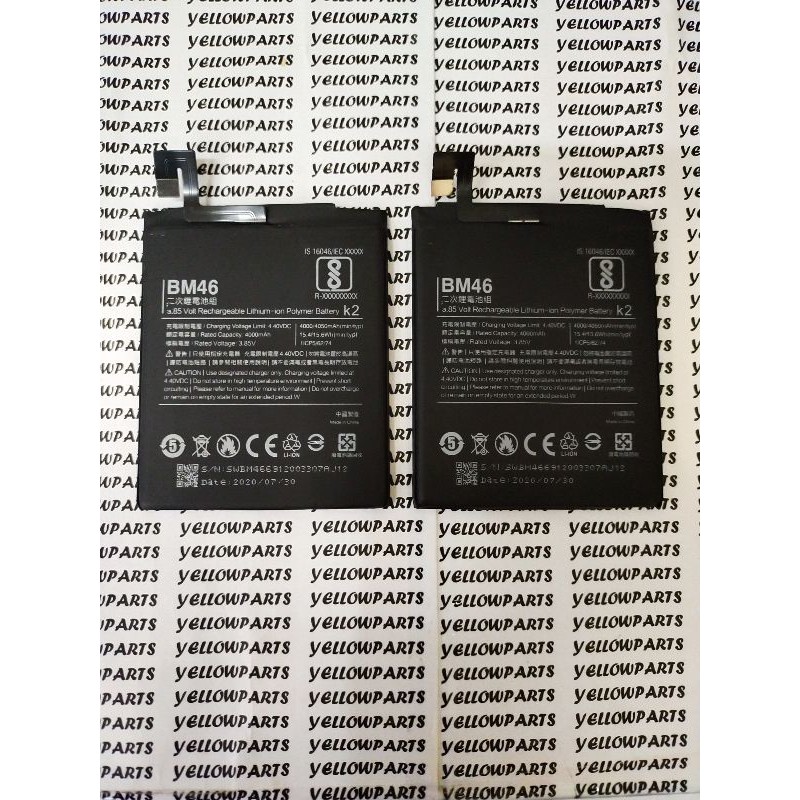 BAT BATTERY BATERE BATERAI XIAOMI REDMI NOTE 3 BM46 ORI99