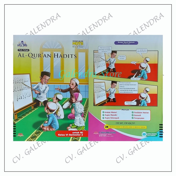 LKS Alquran Hadis - Husna MI Kls 6 Semester 2