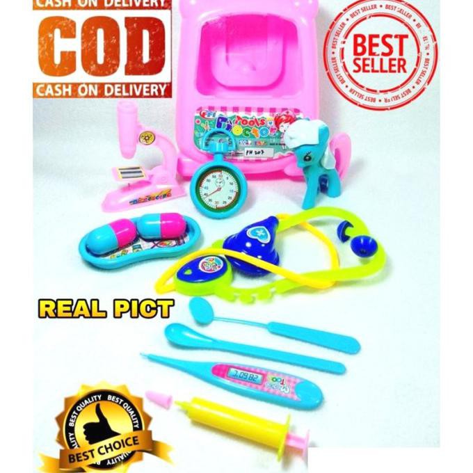 J0331 MAINAN ANAK DOKTER SET LITTLE PONY MAINAN DOKTER SET KOPER FH207