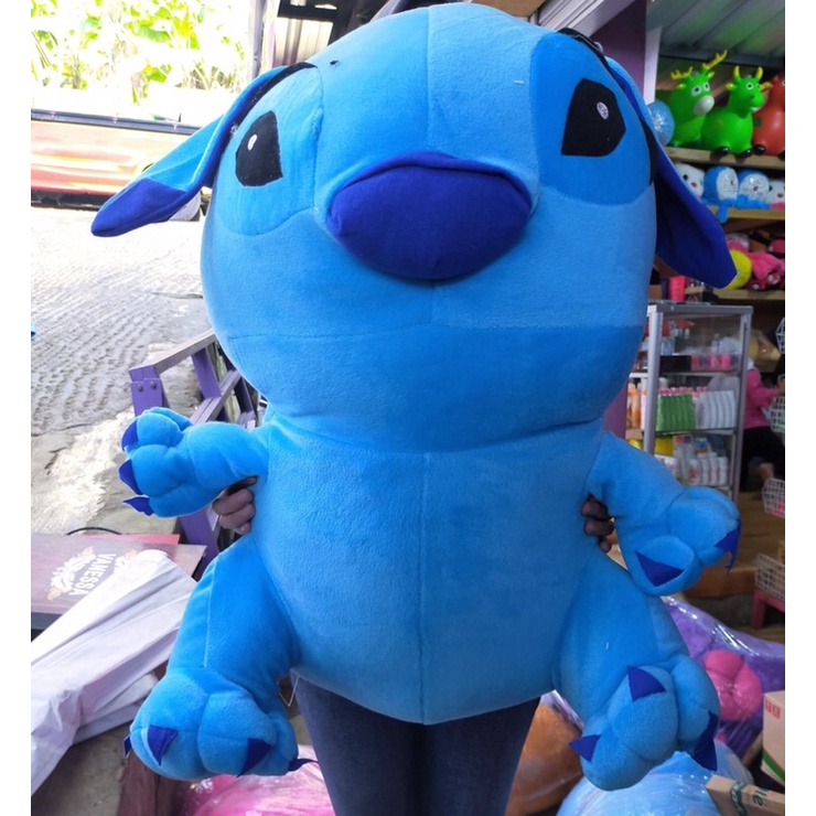 (COD) Boneka Stitch duduk Jumbo/1 meter SNI/Full dakron