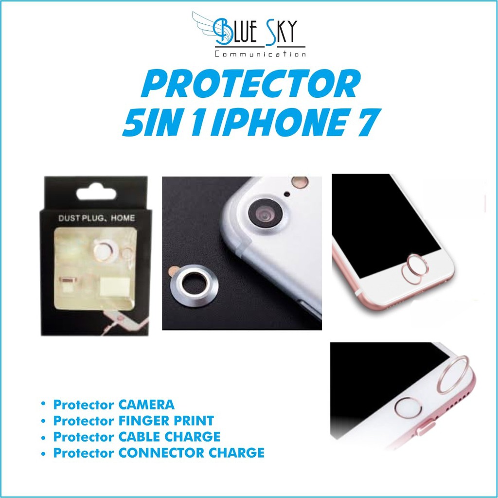 KELENGKAPAN PROTEC 5 IN 1 FOR IPHONE 7G / 7 / 7S