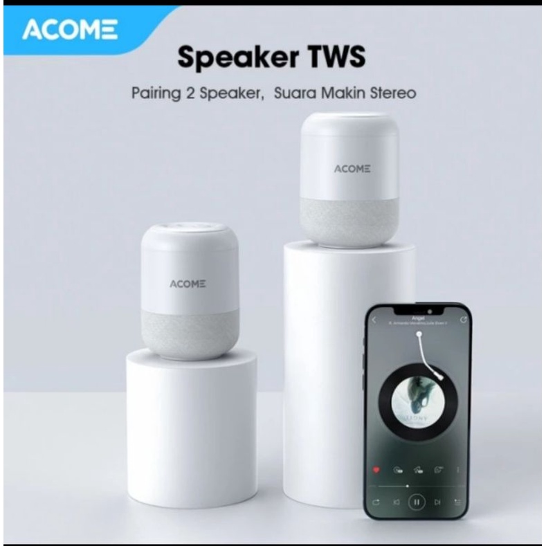 ACOME A11 NEW Speaker Stereo Bluetooth 5.0 TWS 5W Portable ORIGINAL