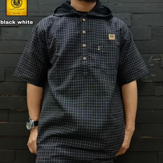 Kurta Pakistan Kupluk Gamis Pakistan Hoodie Baju Koko Kurta