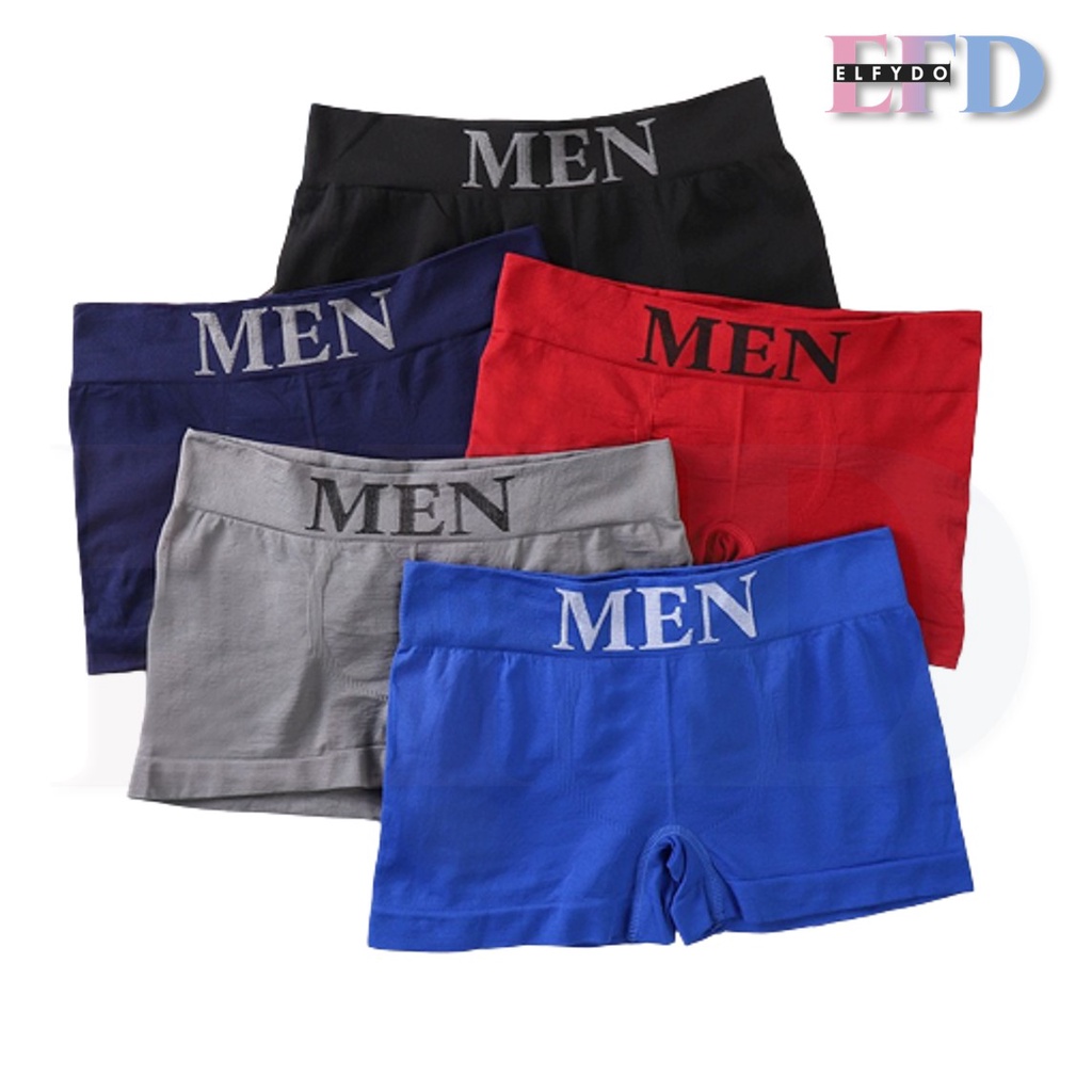 ELFYDO W239 Boxer Pria Celana Dalam Pria Underwear Pria