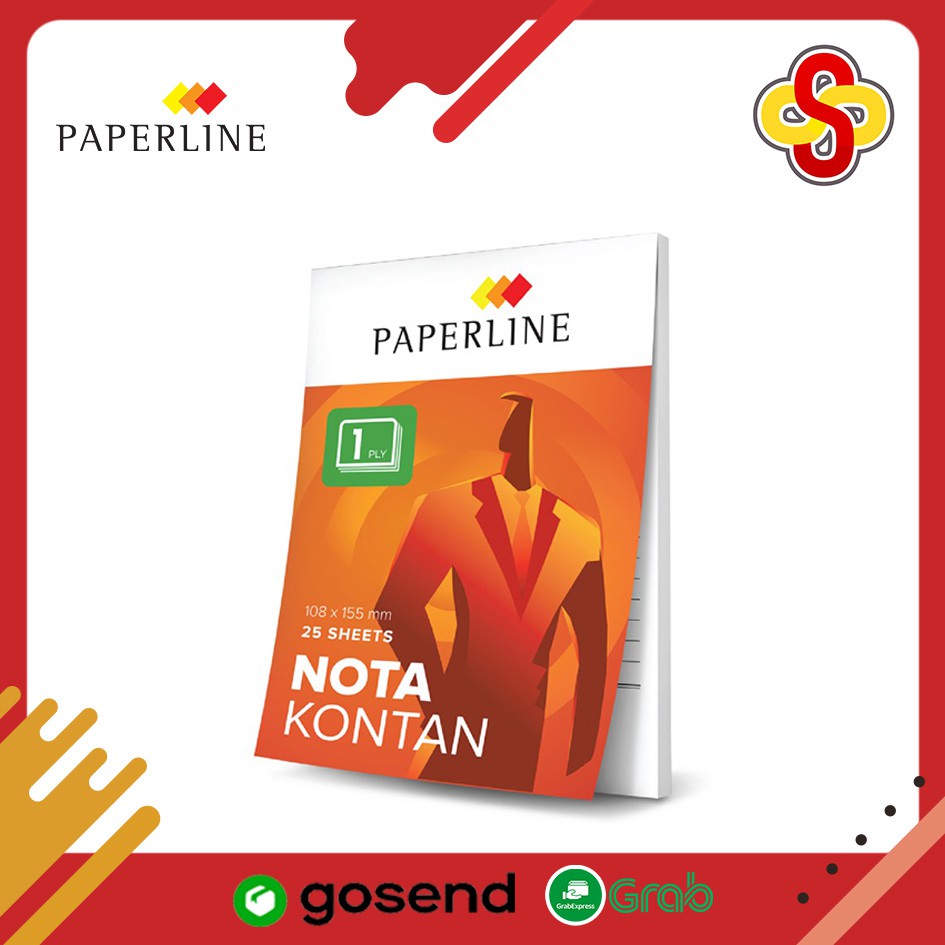 

Nota Kontan Kecil Paperline K1 1 Ply / 1 Rangkap