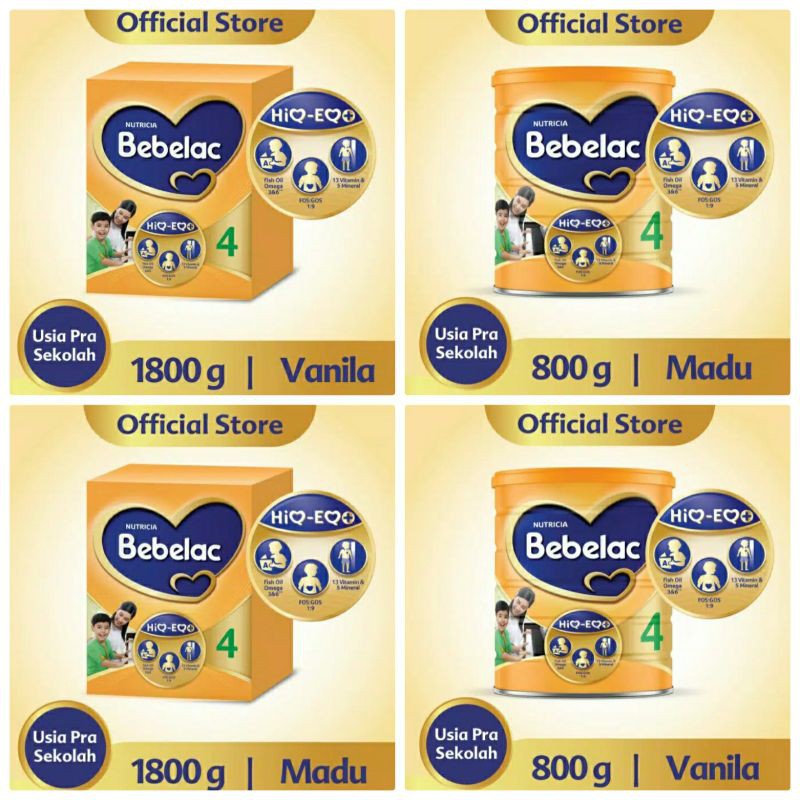 Harga Bebelac 4 Madu 1800gr Terbaik Juli 21 Shopee Indonesia