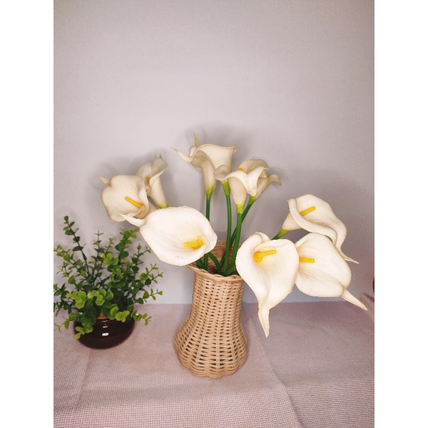 Pot Bunga Anyaman Rotan