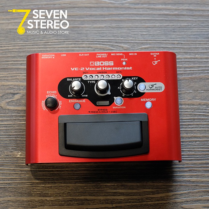 Boss Vocal Harmonist VE-2 - VE2 - Pedal Efek