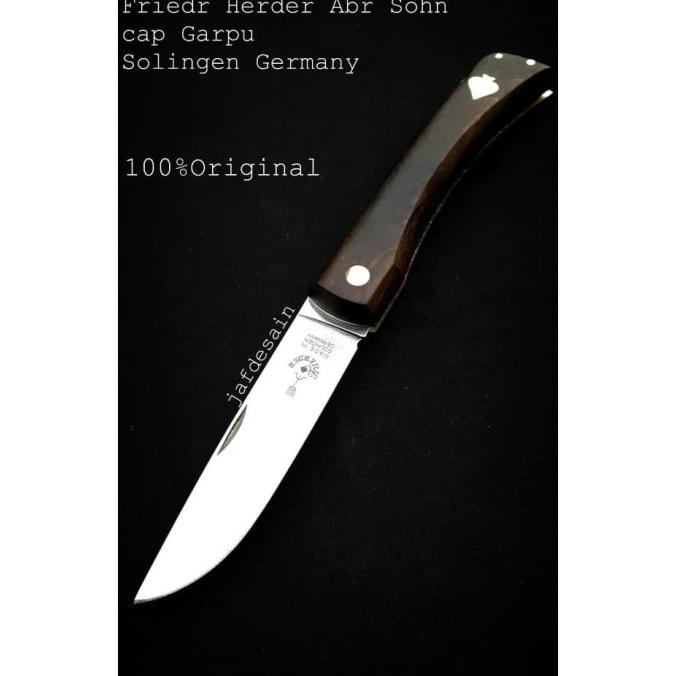 Pisau Lipat cap Garpu Original made in Solingen Germany with Lockback Star Seller Temurah