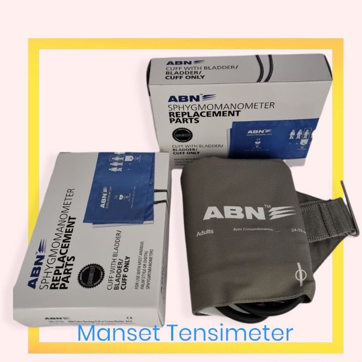 Manset Tensimeter ABN Bahan Cotton 2-Tube Dewasa Model Tali/Lilit